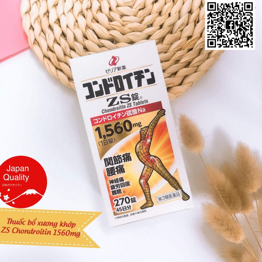 Viên uống Bổ xương khớp ZS Chondroitin Nhật Bản
