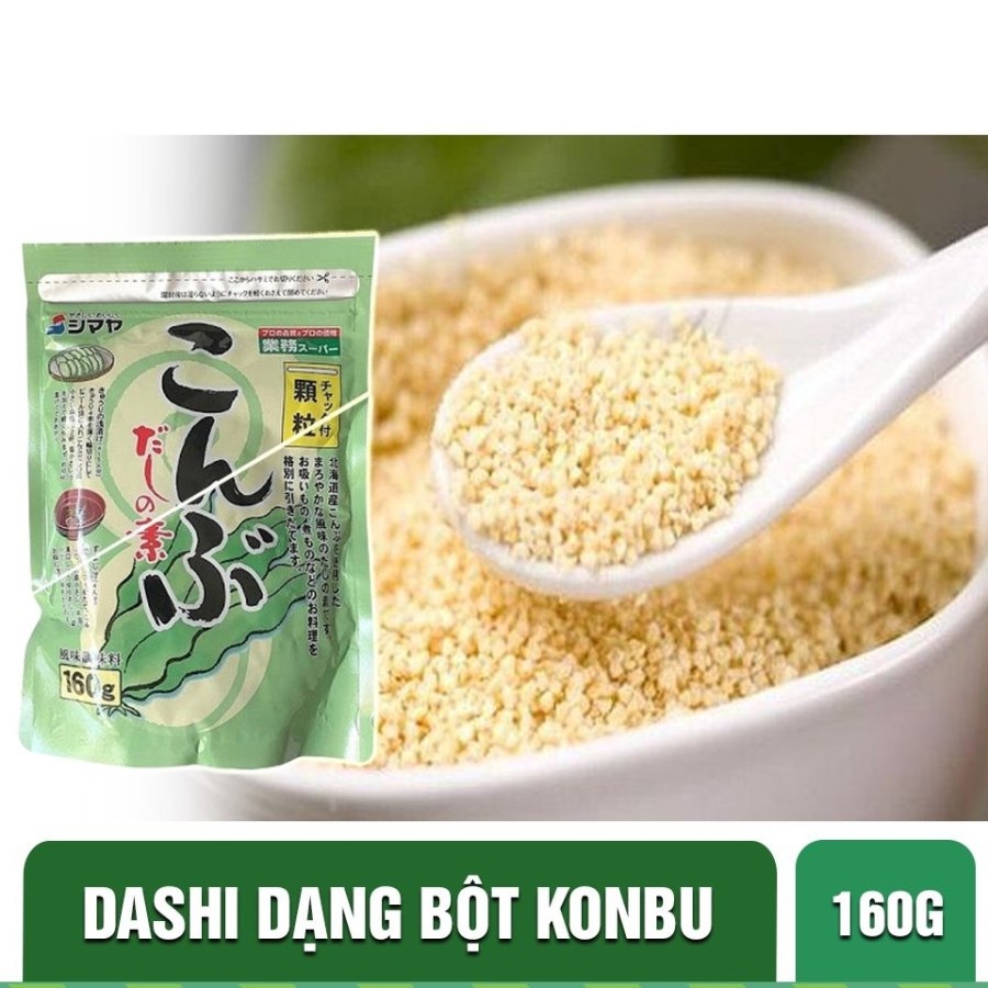 Dashi dạng bột tảo kombu shimaya 160g