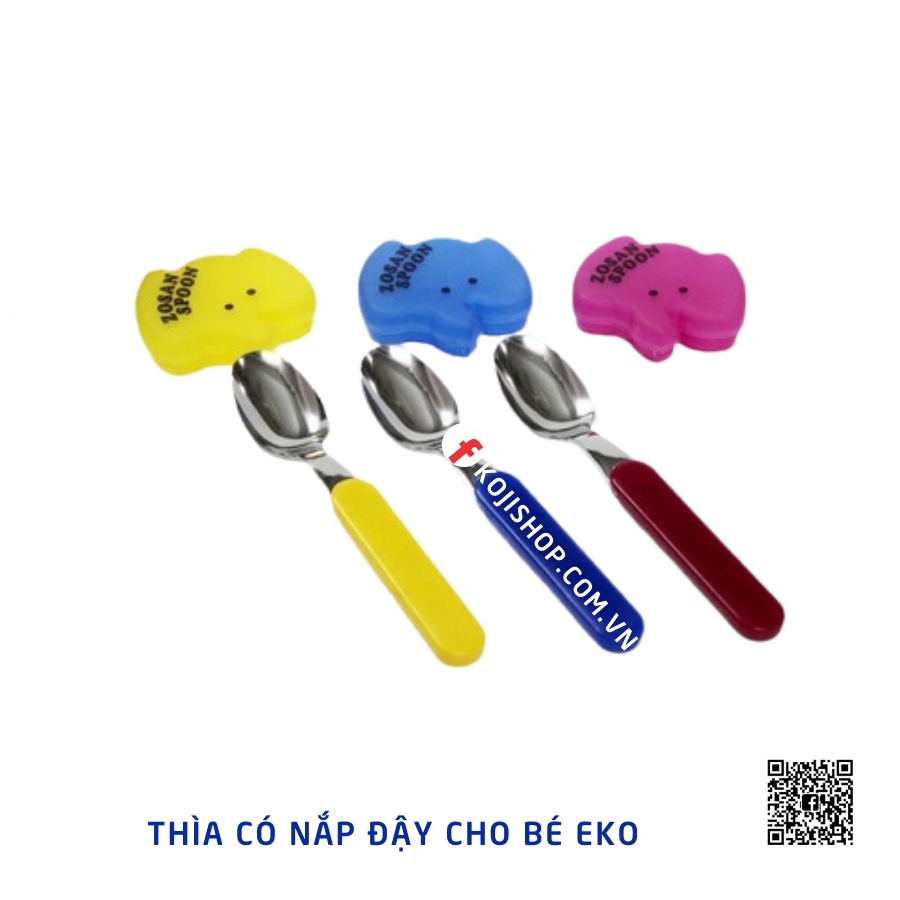 Thìa có nắp đậy cho bé EKO
