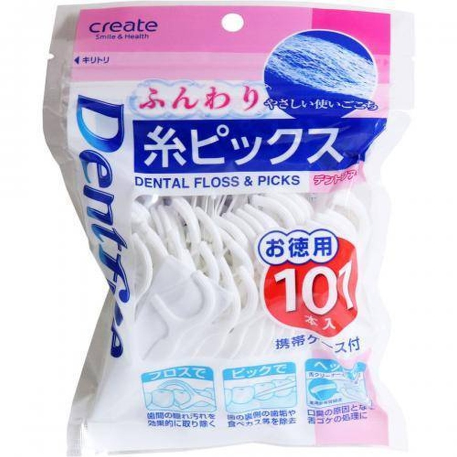 Chỉ nha khoa Dentfine Dental Floss & Picks 101 chiếc