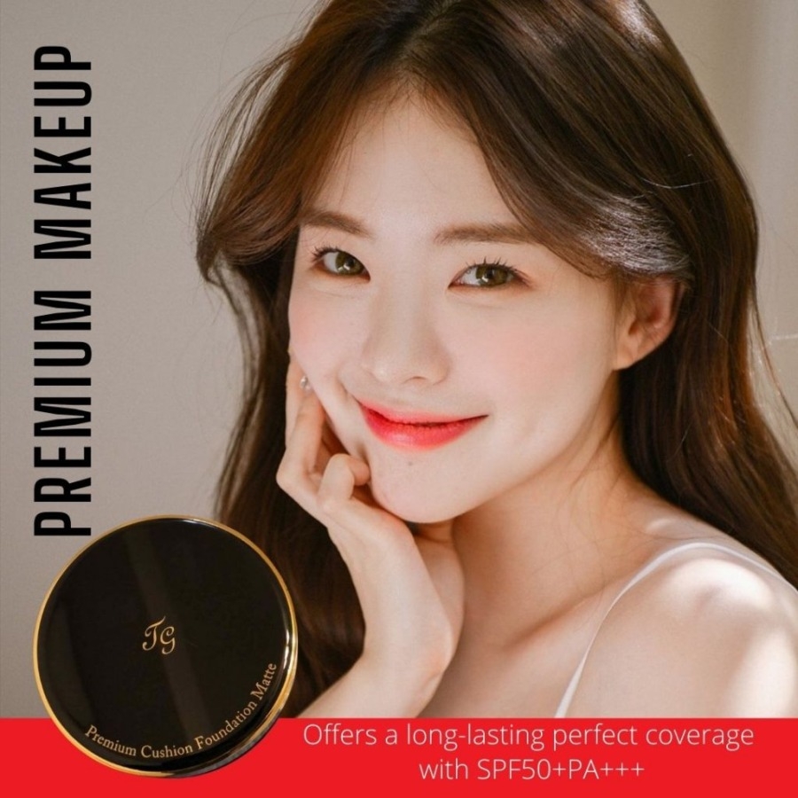 Phấn nước Tiara Premium Moist Cushion Foundation Matte 13g vỏ đen cho da dầu