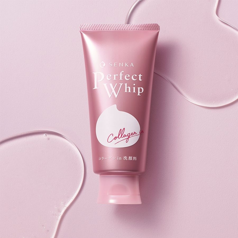 Sữa rửa mặt Shiseido Senka Perfect Whip Collagen In tuýp 120g