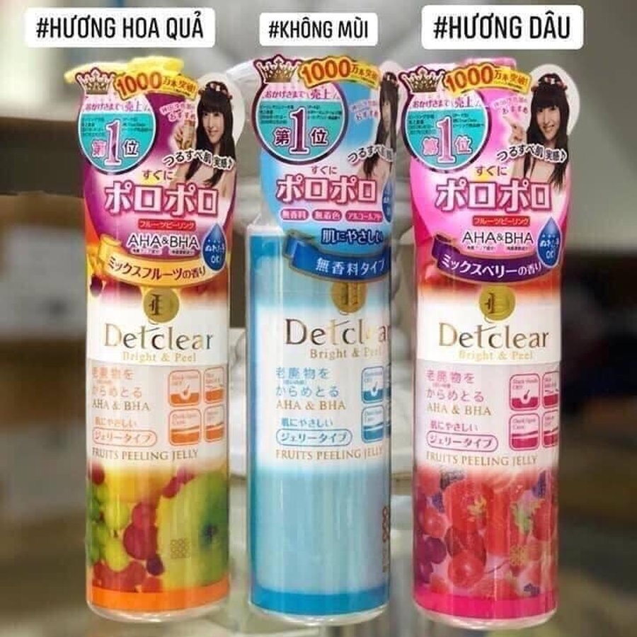 Gel tẩy da chết Detclear