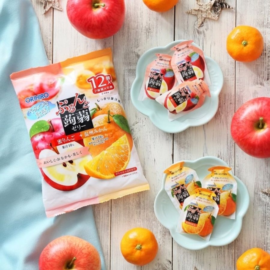 Thạch rau câu Orihiro 240g mix vị trái cây