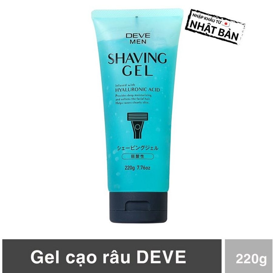 Gel cạo râu Deve Men Shaving Nhật Bản 220g