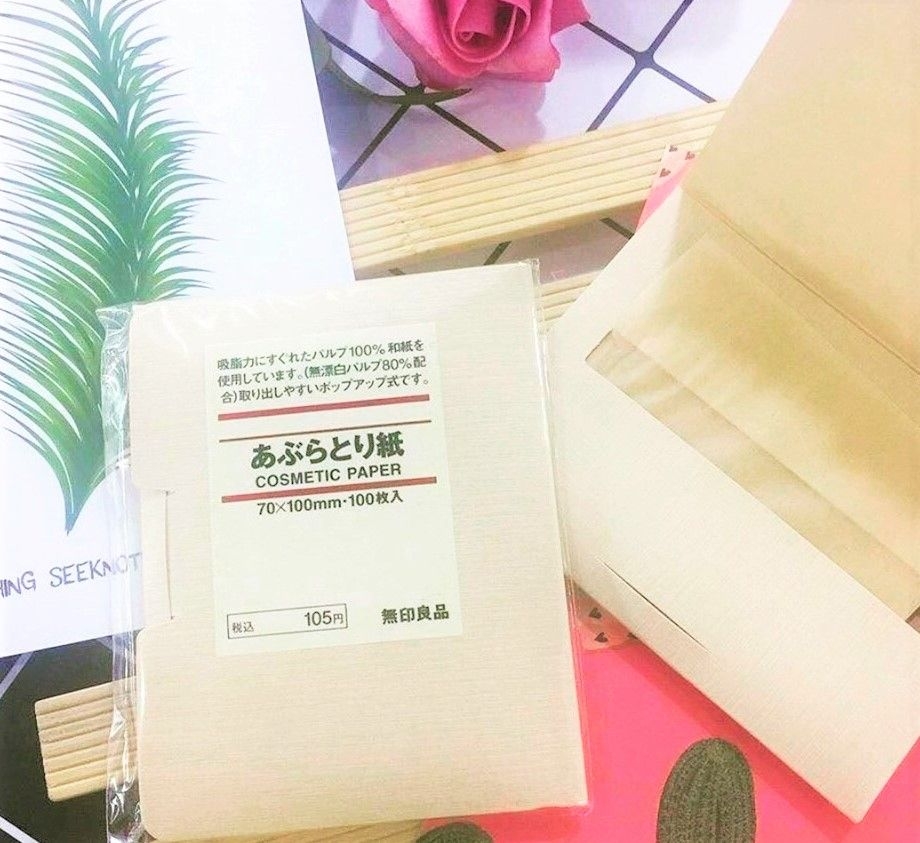 Giấy thấm dầu Cosmetic Muji 100 miếng