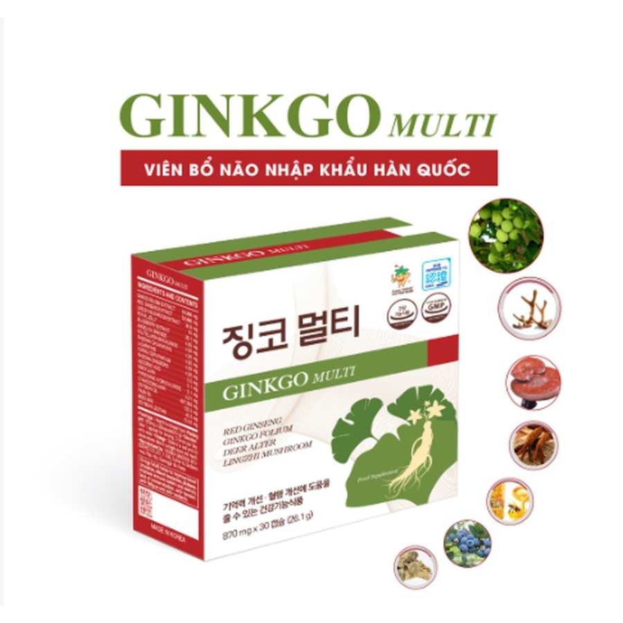 Viên bổ não GINKGO MULTI