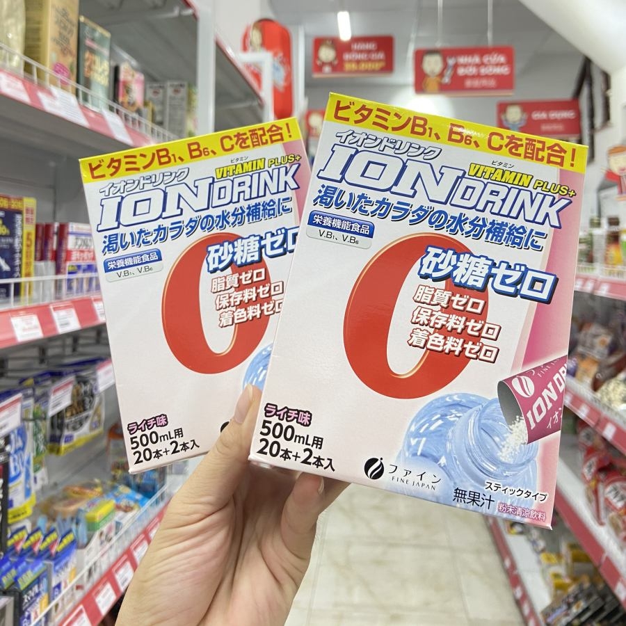 Bột pha nước uống Fine bù nước và chất điện giải ION 70.4g (3.2gx22 gói)