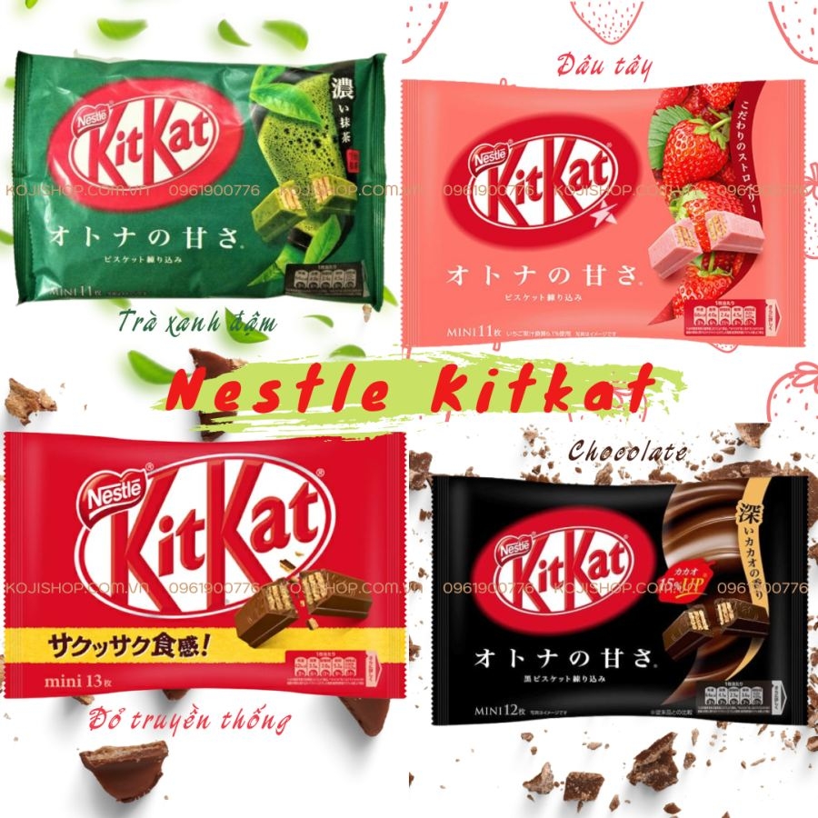 Bánh Kitkat Nestle mini Nhật Bản