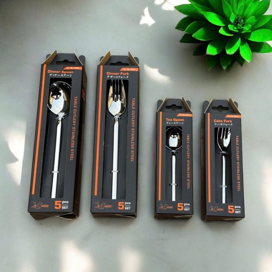 Hộp 5 dĩa inox 304 La Cuisine