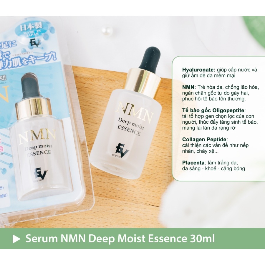Serum NMN Deep Moist Essence cấp ẩm, nuôi dưỡng da sáng khỏe 30ml