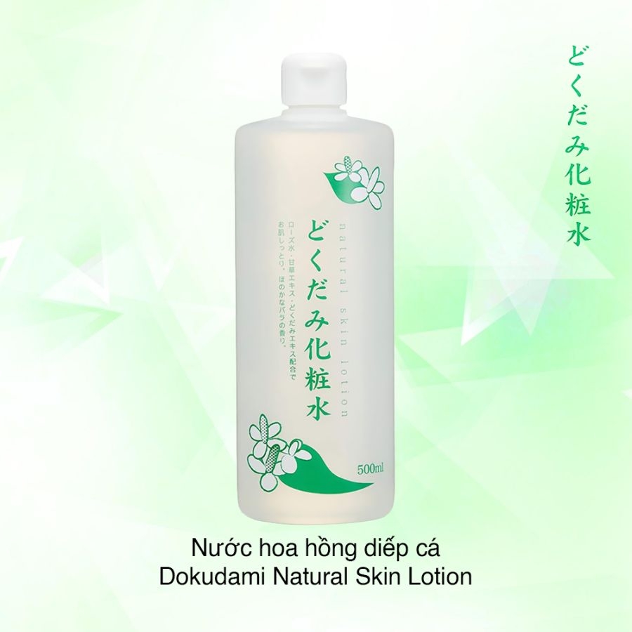 Nước hoa hồng Dokudami diếp cá chai 500ml