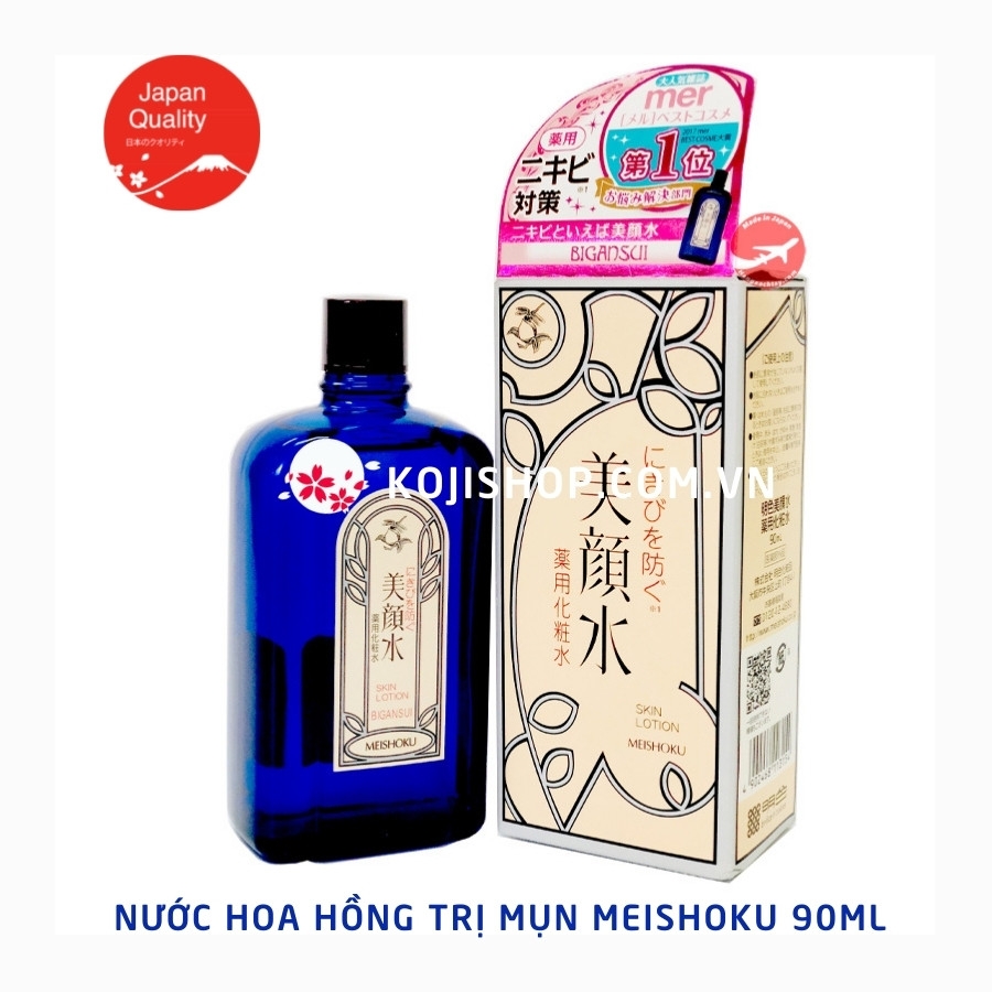 Nước hoa hồng trị mụn Meishoku 90ml