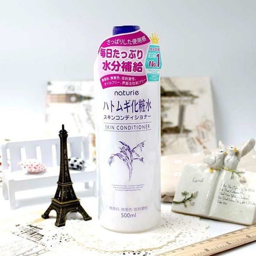 Nước hoa hồng ý dĩ Naturie Skin Conditioner 500ml