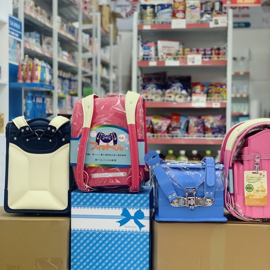 Cặp chống gù RANDOSERU cho bé tiểu học hàng chuẩn Nhật khóa tự động