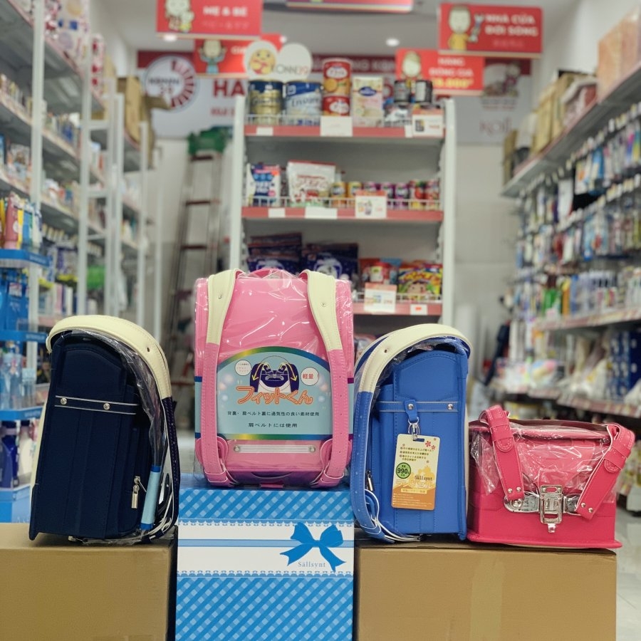 Cặp chống gù RANDOSERU cho bé tiểu học hàng chuẩn Nhật khóa tự động