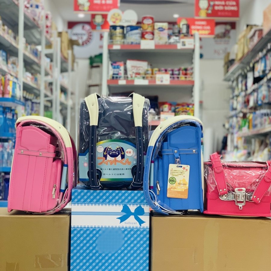 Cặp chống gù RANDOSERU cho bé tiểu học hàng chuẩn Nhật khóa tự động