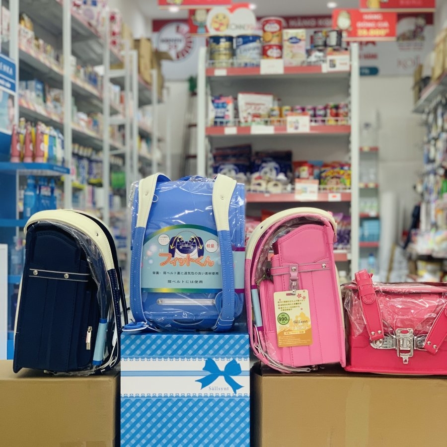 Cặp chống gù RANDOSERU cho bé tiểu học hàng chuẩn Nhật khóa tự động