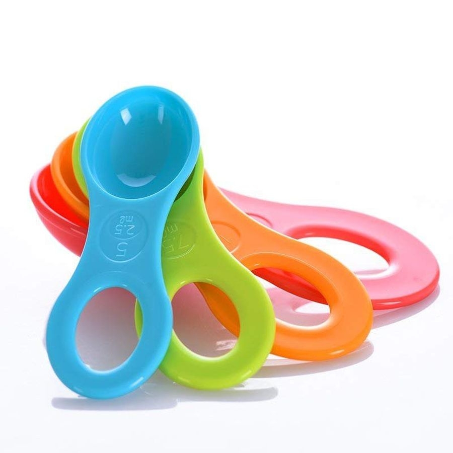 Set 4 thìa đong gia vị màu sắc