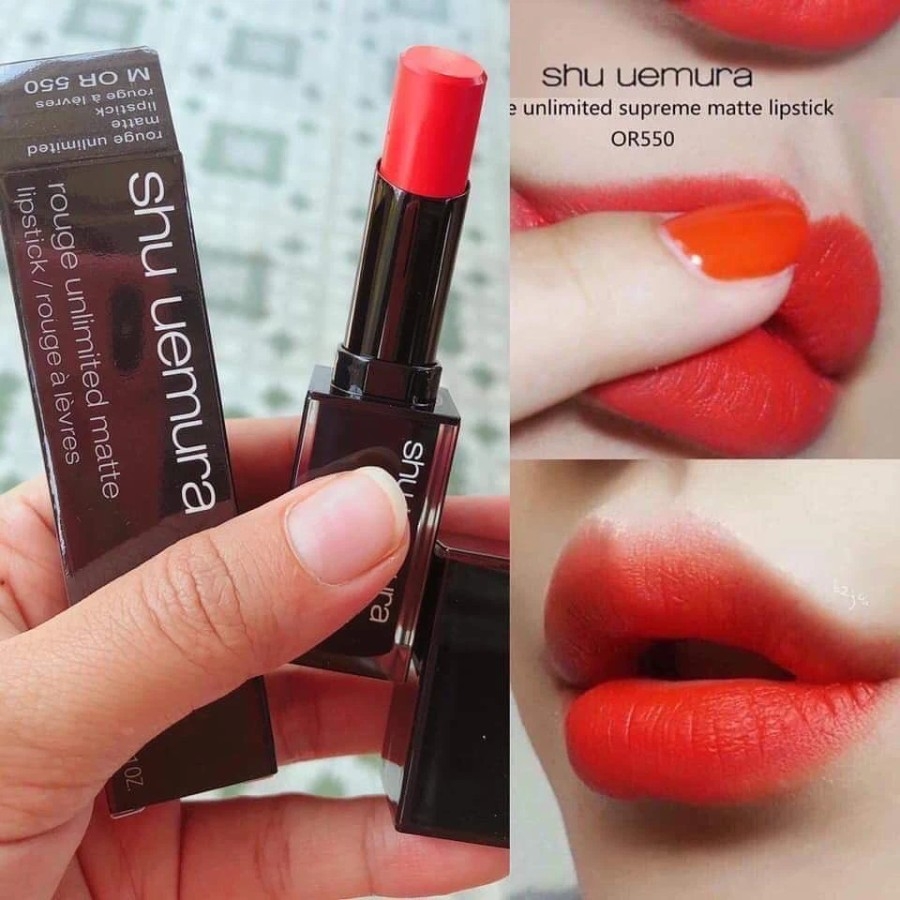 Son Shu Uemura Rouge Unlimited Matte OR550