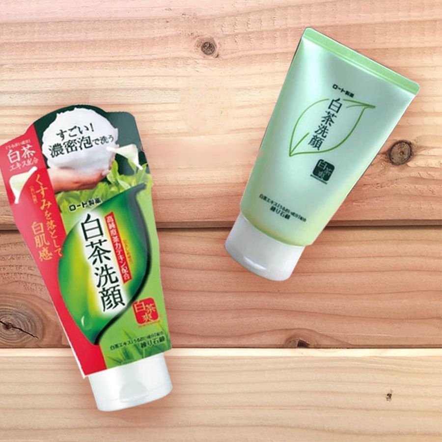 Sữa rửa mặt trà xanh Rohto Shirochasou tuýp 120g
