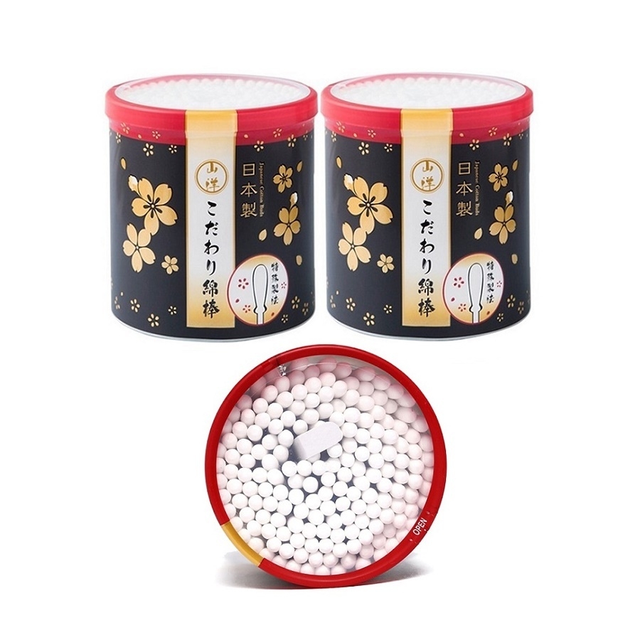 Hộp 180 bông ngoáy tai cao cấp Nhật Bản cho người lớn