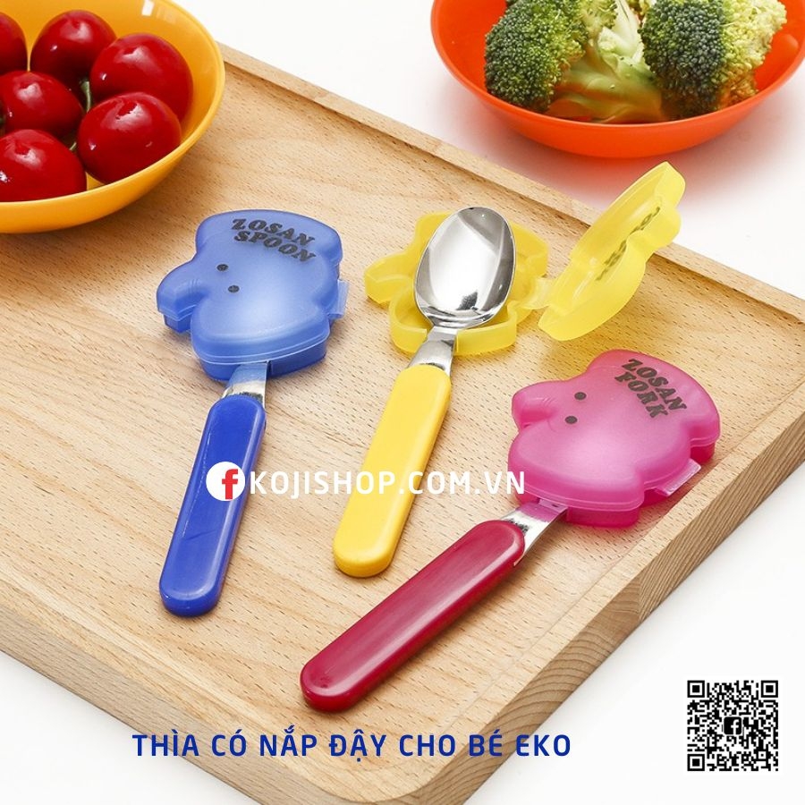 Thìa có nắp đậy cho bé EKO