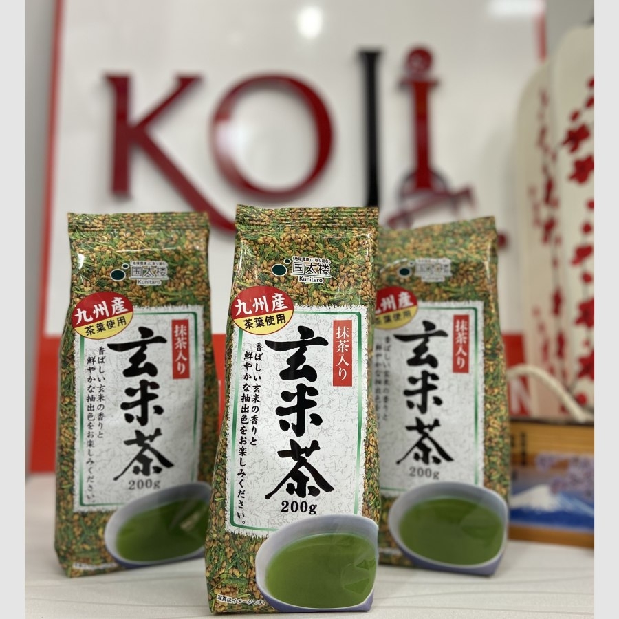 Trà xanh gạo lứt Kunitaro gói 200g