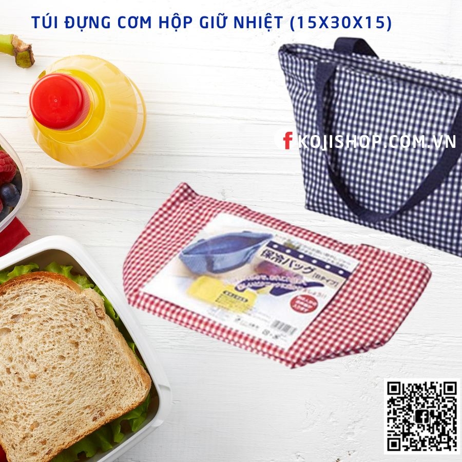 Túi đựng cơm hộp giữ nhiệt (15x30x15)