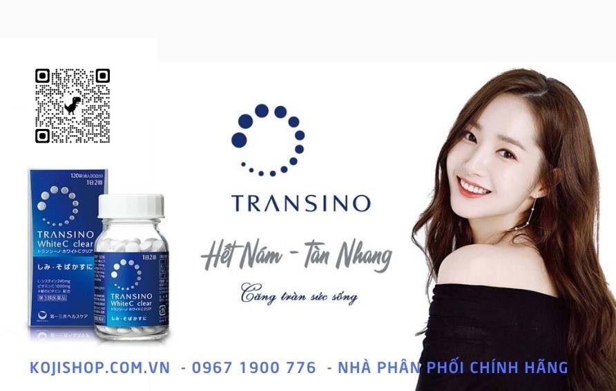 Viên uống trị nám Transino White C Clear trắng da