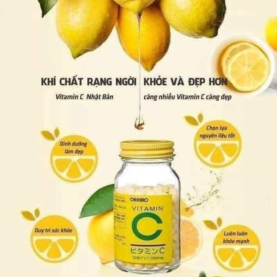Viên uống bổ sung vitamin C ORIHIRO 300 viên