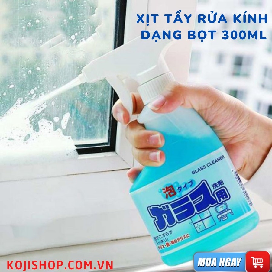 Xịt tẩy rửa kính Rocket 300ml