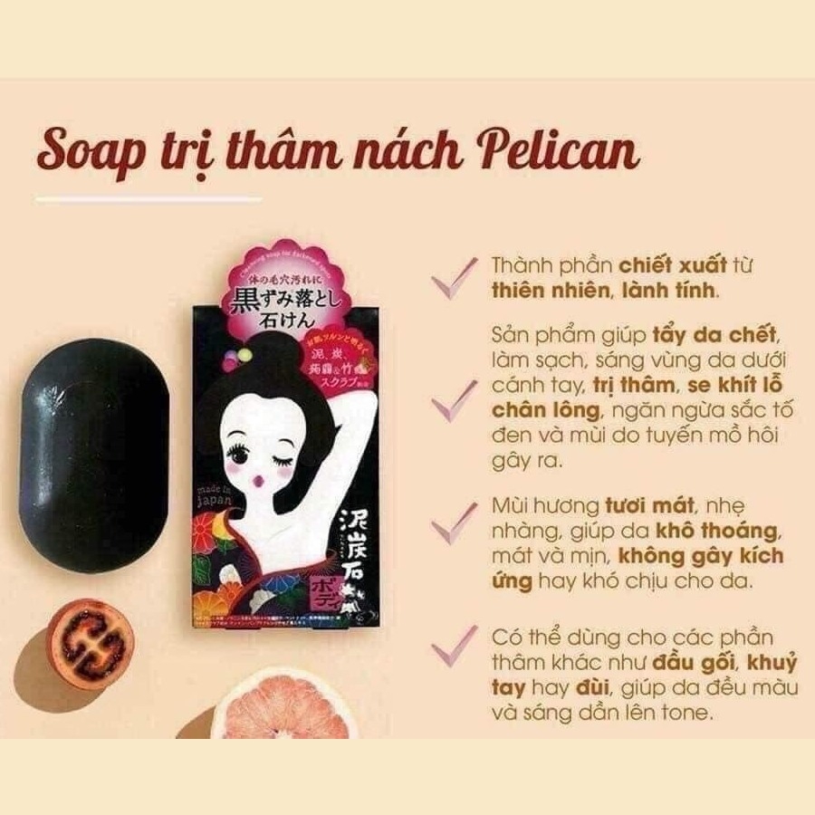 Xà phòng trị thâm nách Pelican