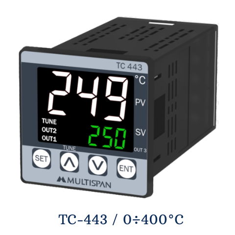 Bộ điều khiển nhiệt độ Multispan TC-443