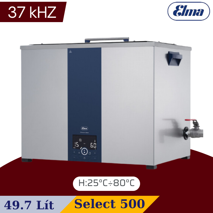 Bể rửa siêu âm Elma Select 500 49.7L