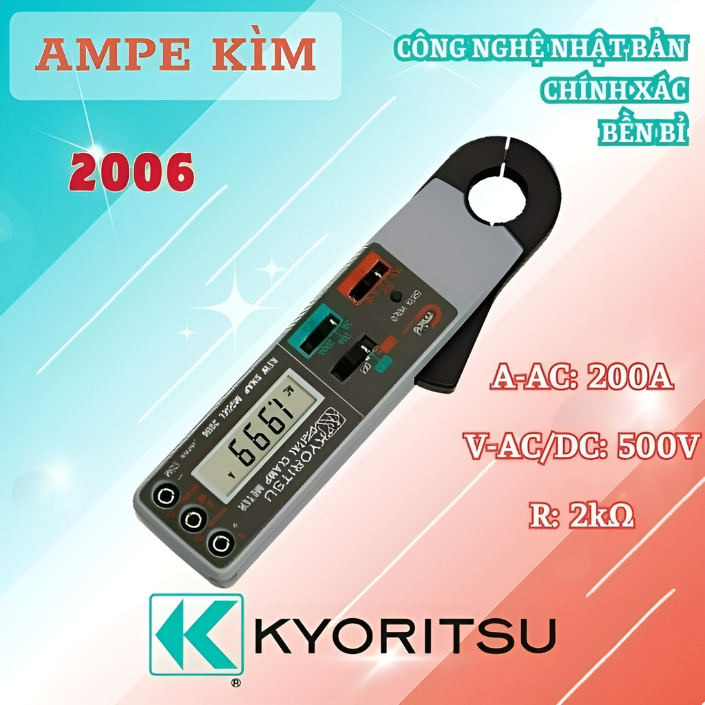 Ampe Kìm Đo Kyoritsu 2006