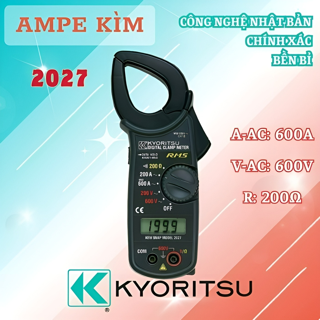 Ampe Kìm Đo Kyoritsu 2027