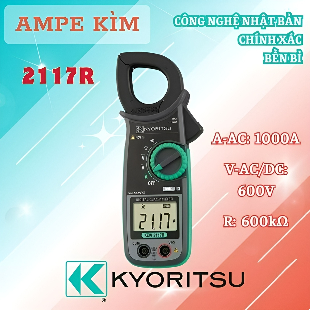 Ampe Kìm Đo Kyoritsu 2117R