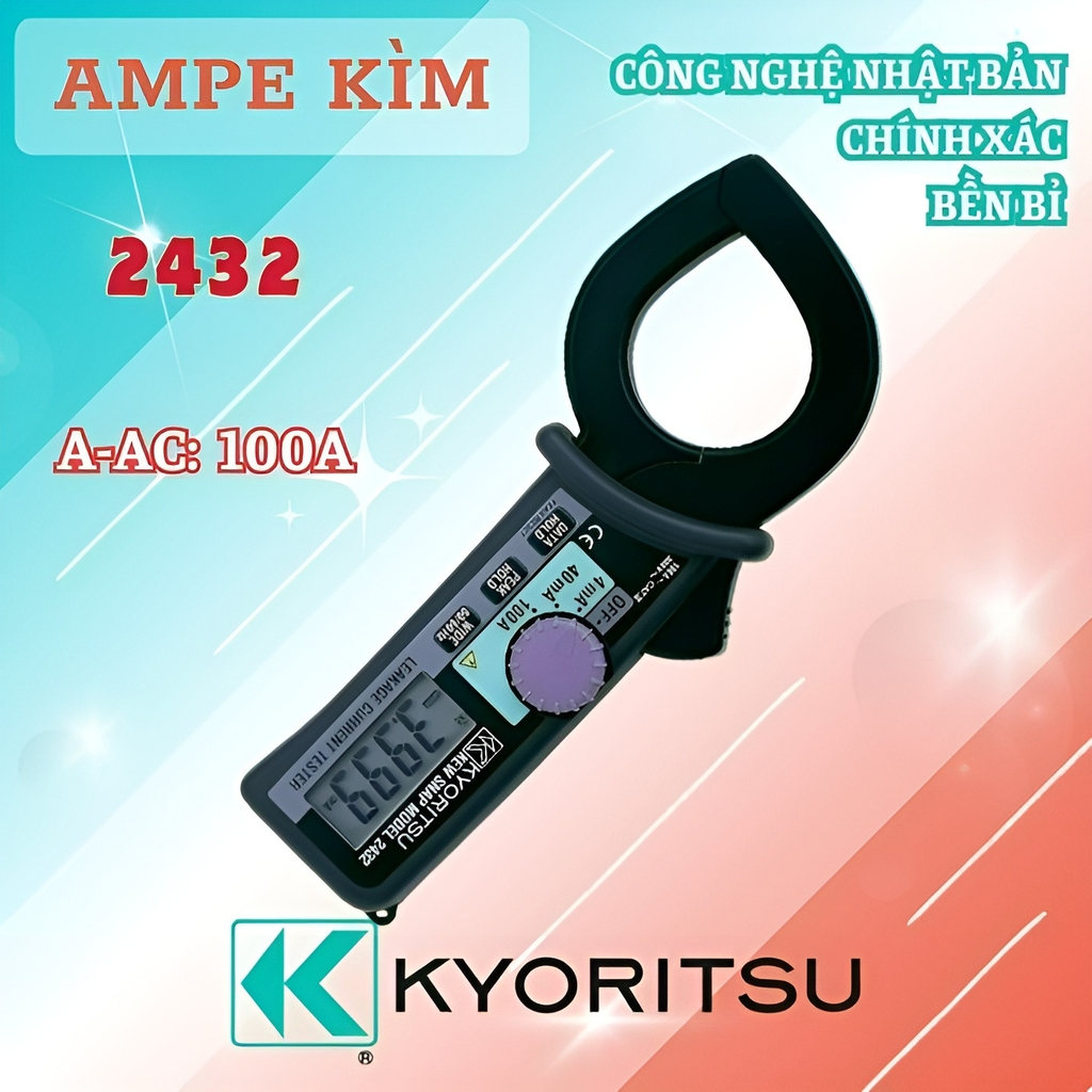 Ampe Kìm Đo Kyoritsu 2432
