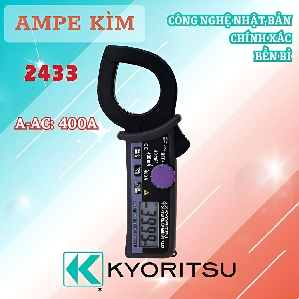 Ampe Kìm Đo Kyoritsu 2433