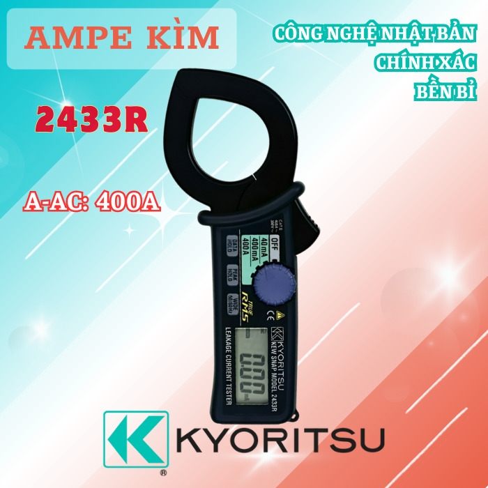 Ampe Kìm Đo Kyoritsu 2433R