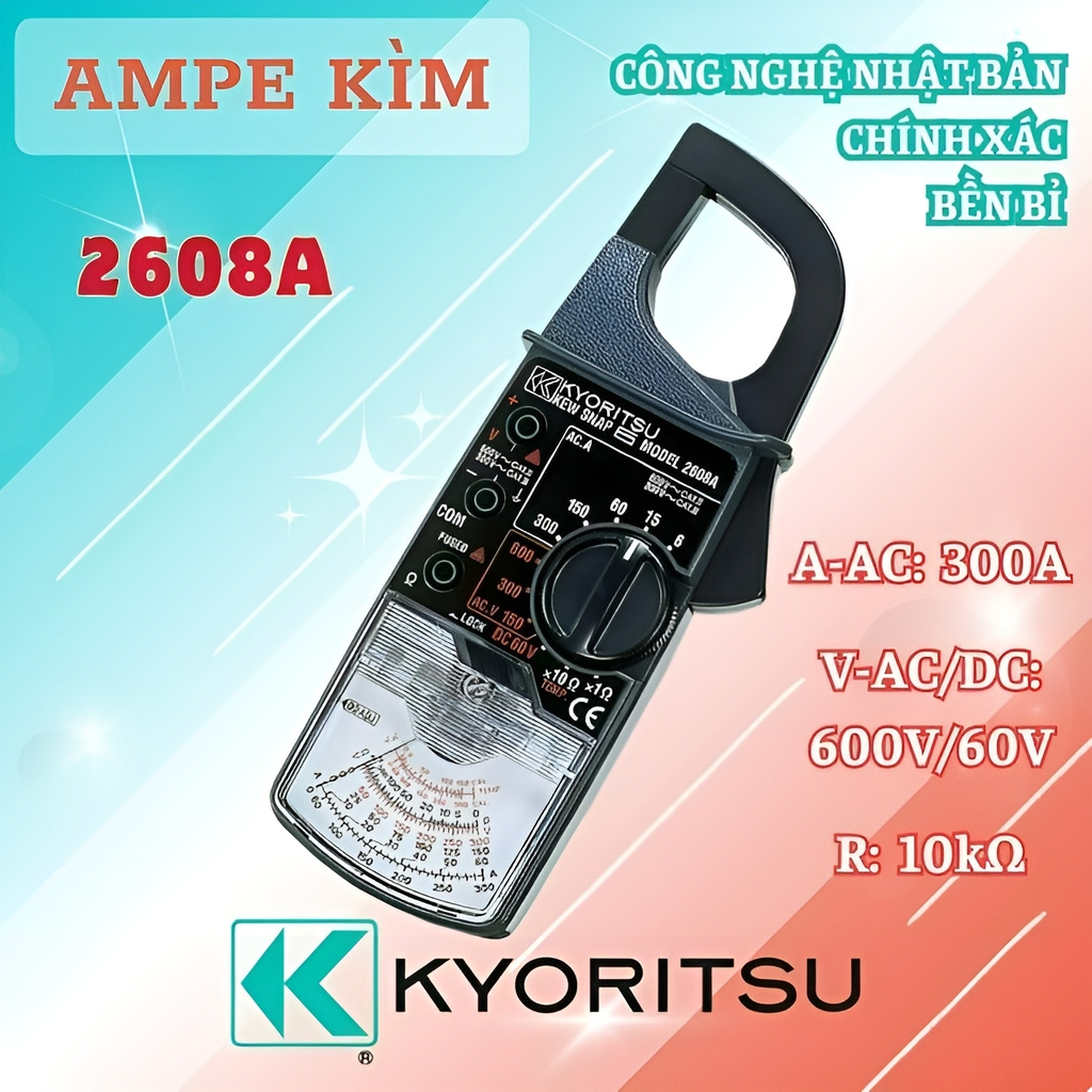 Ampe Kìm Đo Kyoritsu 2608A