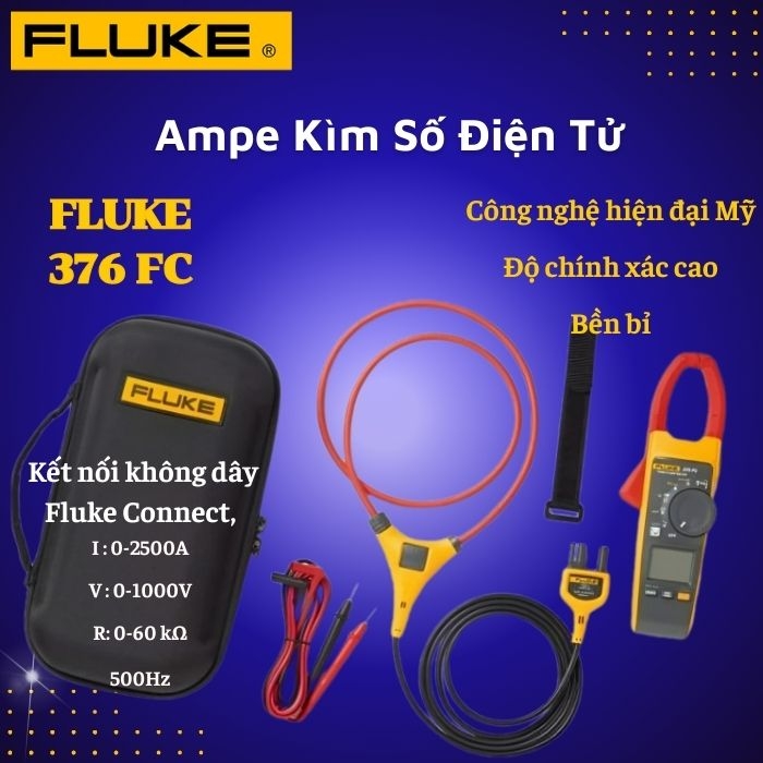 Ampe kìm số điện tử Fluke 376 FC
