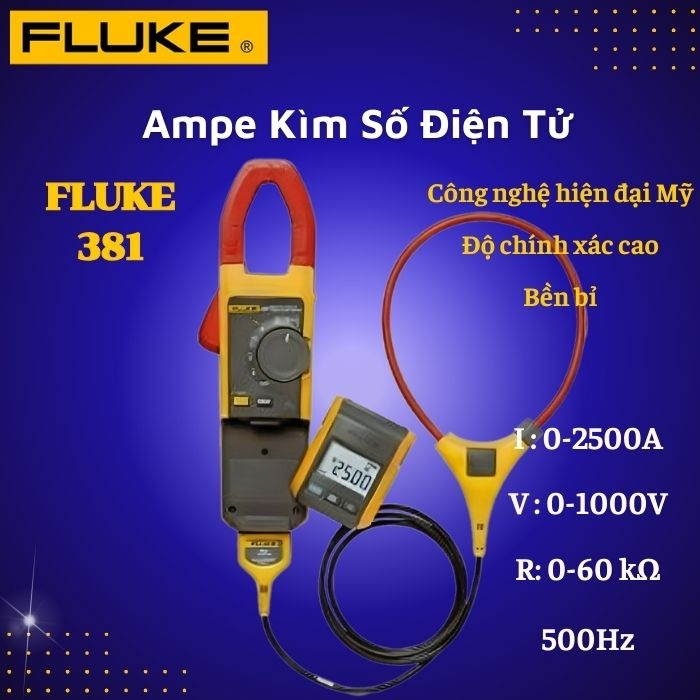 Ampe Kìm Số Điện Tử Fluke 381