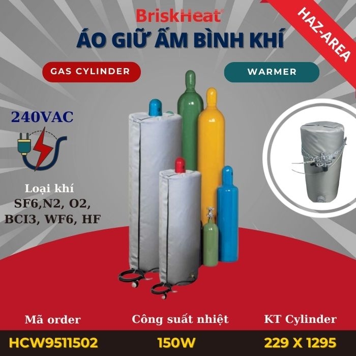 Áo giữ ấm bình khí khu vực nguy hiểm HCW9511502