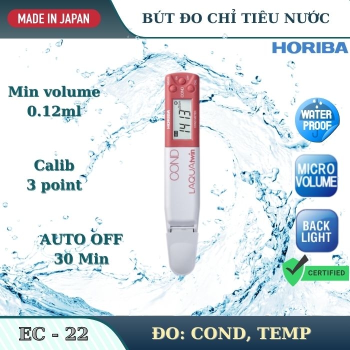 Bút đo chỉ tiêu EC của nước model EC-22
