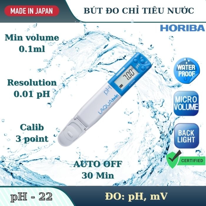 Bút đo chỉ tiêu pH của nước model pH-22