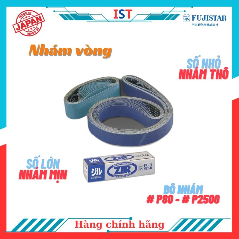 Giấy nhám vòng P120 Sankyo-Fujistar - Nhật Bản