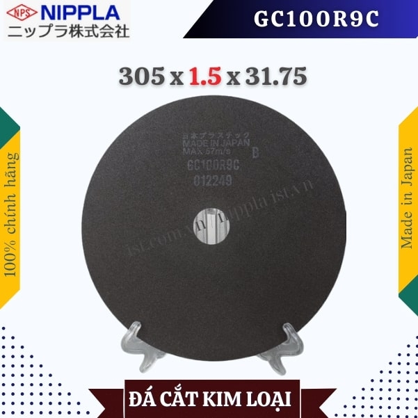 Đĩa cắt Nippla GC100R9C size 305 x 1.5 x 31.75 (mm)