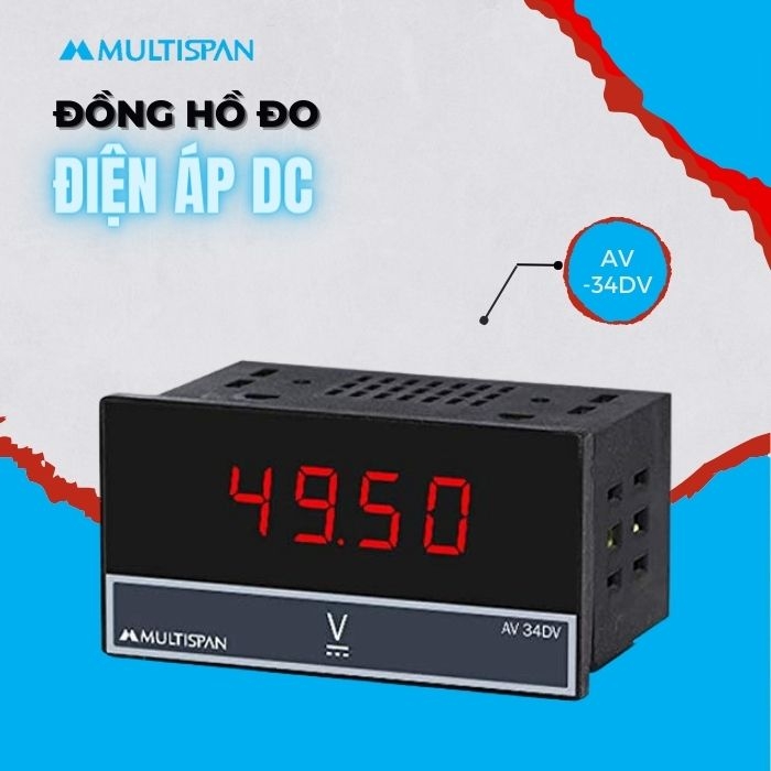 Đồng hồ đo dòng điện DC AV-34DV Multispan